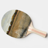 緑豊かな緑の田舎の風景 卓球ラケット (横)