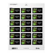 緑豊かな緑地芝生業気に務業 ラベル (フルシート)