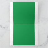 緑豊かな緑豊かな鮮やか森 カード (内部)