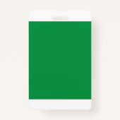 緑豊かな緑豊かな鮮やか森 バッジ (裏面)