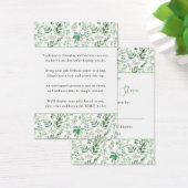 緑豊かな緑Noラップシャワー表示ギフトラベル (デスク)