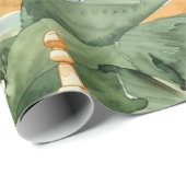 緑豊かな自然に彩られたアジアの塔(6) ラッピングペーパー (ロールコーナー)