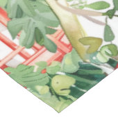 緑豊かな自然に彩られたアジアの塔(9) テーブルクロス (アングル)