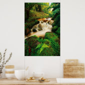 緑豊かな自然の色 ポスター (キッチン)