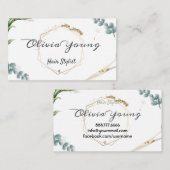 緑豊かな自然フローラ 名刺 (正面/裏面)