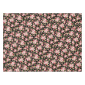 緑豊かな花の美しいバラ テーブルクロス (正面(横))