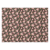 緑豊かな花の美しいバラ テーブルクロス (正面(横))