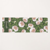 緑豊かな花エレガント ヨガマット (正面(横))