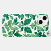 緑豊かな葉のパターン Case-Mate iPhoneケース (裏面 (横))