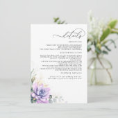 緑豊かな葉金ゴールドの結婚詳細En エンクロージャーカード (スタンド正面)