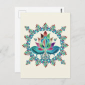 緑豊かな蓮 ポストカード (正面/裏面)