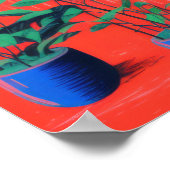 緑豊かな階段：ザガーデンアボード ポスター (角)