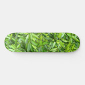 緑豊かな離れグリーン自然模様 – Botanical スケートボード (横)