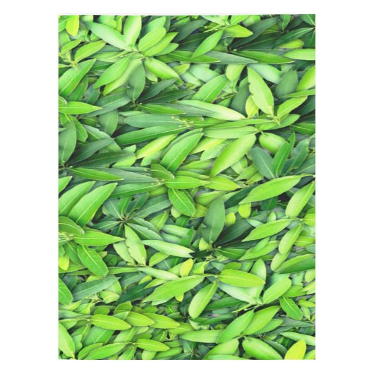 緑豊かな離れグリーン自然模様 – Botanical テーブルクロス (正面)