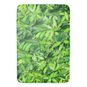 緑豊かな離れグリーン自然模様 – Botanical バスマット (正面縦)