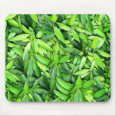 緑豊かな離れグリーン自然模様 – Botanical マウスパッド (正面)