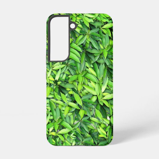 緑豊かな離れグリーン自然模様 – Botanical Samsung Galaxyケース (裏面)