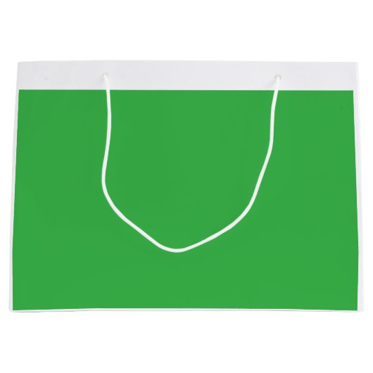 緑豊かな風景が密集した緑の木々で満たされている、 ラージペーパーバッグ (正面)