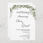 緑豊クラシックかな結婚 招待状 (正面/裏面)