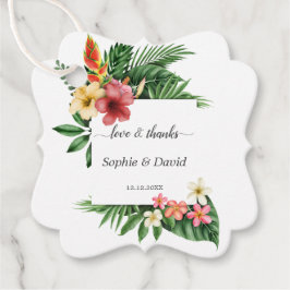 緑豊ユニークかなトロピカルガーデンフローラ開花結婚ズ フェイバータグ