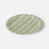 緑豊素朴かな竹林 ペーパープレート (アングル)