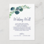 緑豊結婚かな願い井戸カード エンクロージャーカード (正面)