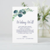 緑豊結婚かな願い井戸カード エンクロージャーカード (スタンド正面)