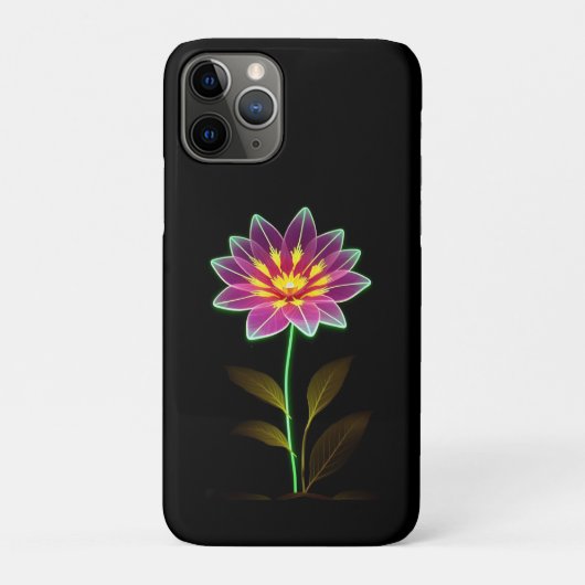 緑豊鮮やかかなネオンの離れ花 Case-Mate iPhoneケース (裏)