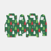 緑💚💔🤍赤い白いテニスクリスマス フェイバーボックス (折り畳みなし)