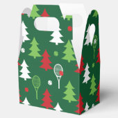 緑💚💔🤍赤い白いテニスクリスマス フェイバーボックス (オープン)