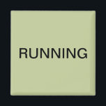 緑走食洗機磁石 マグネット<br><div class="desc">"ミニマル走食洗機"のキッチンマグネットとセージの緑の背景とキッチン救済団体や組織。テキスカスタマイズト付き。</div>