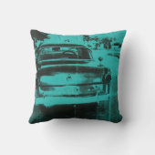 緑車 クッション (裏面)