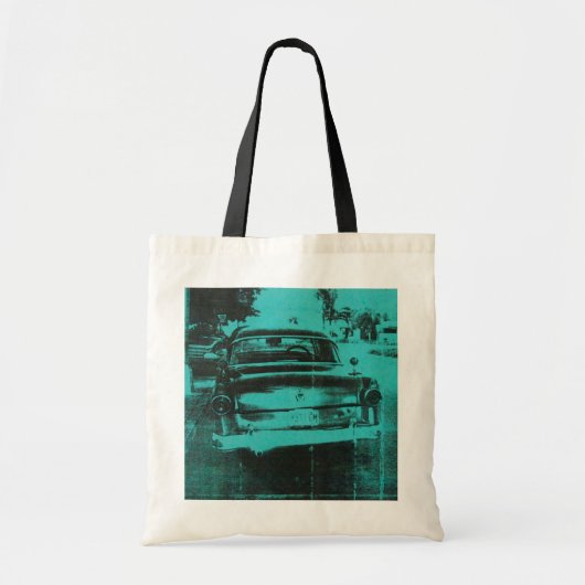 緑車 トートバッグ (正面)