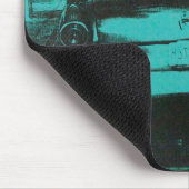 緑車 マウスパッド (コーナー)