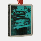 緑車 メタルオーナメント (右)