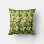 緑野菜の野菜 クッション (裏面)