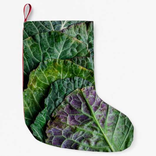 緑野菜 スモールクリスマスストッキング (正面)