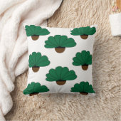 緑鉢植物 クッション (ブランケット)