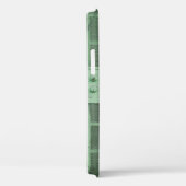 緑鋼製ドアレバー付き緑木製ドア Case-Mate iPhoneケース (裏面 / 右)