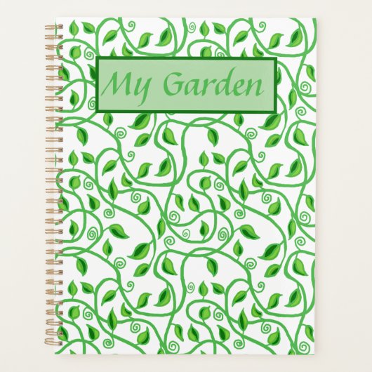 緑離れのつる植物園 プランナー手帳 (正面)