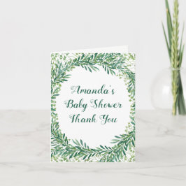 緑離れのサンキューカード サンキューカード