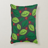 緑離れの果実,赤い果実,のパタ離れーン アクセントクッション (正面(垂直))