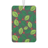 緑離れの果実，赤い果実，のパタ離れーン カーエアーフレッシュナー (裏面)