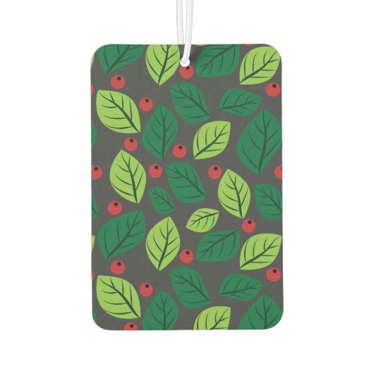 緑離れの果実，赤い果実，のパタ離れーン カーエアーフレッシュナー (裏面)