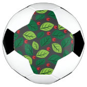 緑離れの果実，赤い果実，のパタ離れーン サッカーボール (回転)