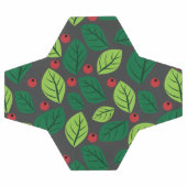 緑離れの果実，赤い果実，のパタ離れーン サッカーボール (フラット)