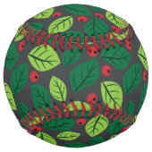 緑離れの果実，赤い果実，のパタ離れーン ソフトボール (裏面)