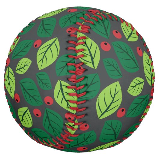 緑離れの果実，赤い果実，のパタ離れーン ソフトボール (アングル)