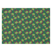 緑離れの果実，赤い果実，のパタ離れーン テーブルクロス (正面(横))