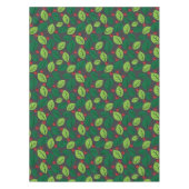 緑離れの果実，赤い果実，のパタ離れーン テーブルクロス (正面)